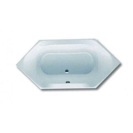 Hoesch 3656.010 BW Spectra hexagonal 6 coins 1800x800 blanc (1/3)