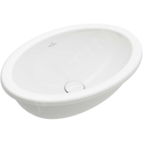 Villeroy & Boch 4A6301R1 Évier encastrable Loop & Friends 660x470 mm ovale sans robinetterie (1/5)
