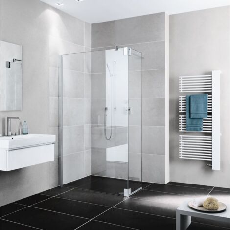 Kermi WALK-IN PASA XP T1R 0900x 2000 BV : 864-894 SIHG verre trempé transparent Clean (1/5)