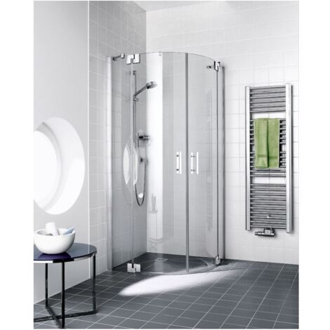 Kermi Quart de cercle Filia XP P55 V71 x 2000 BV : -900-1200 SIHG verre trempé clear clean (1/5)