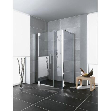 Kermi Porte battante Pasa XP 1GR 1400x 2000 BV : 1350-1410 SIHG verre trempé transparent Clean (1/5)