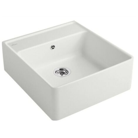 Evier timbre office VILLEROY ET BOCH Tradition Steam CeramicPlus avec vidage manuel (1/5)