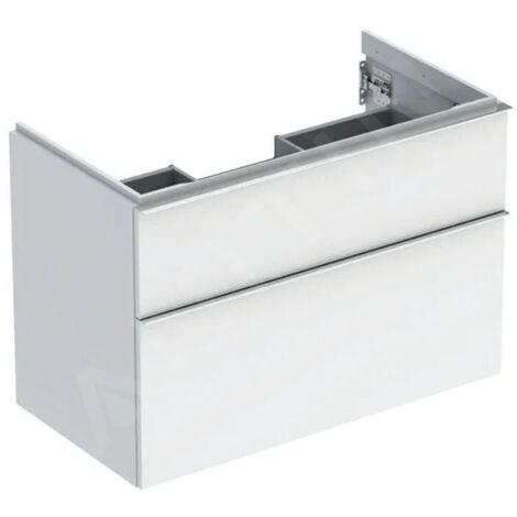 Geberit 502305012 iCon meuble sous-lavabo pour lavabo, 2 tiroirs (1/2)