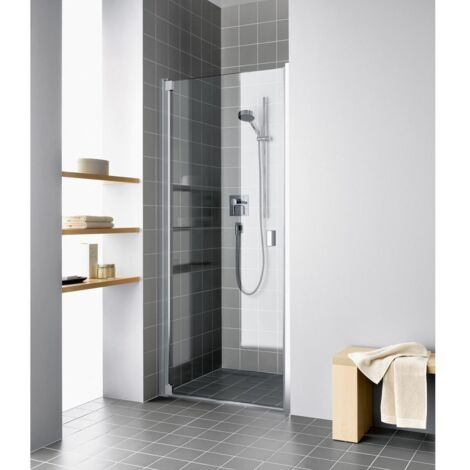Kermi porte battante Raya 1WL 1000x 2000 BV: 968-1008 SIHG verre trempé Opaco (1/5)