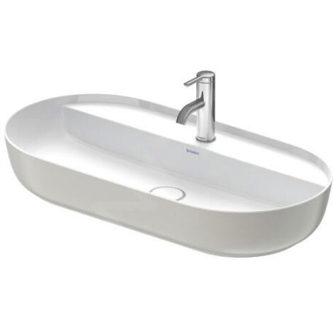 DURAVIT 0380802300 Lavabo à poser Luv 800 mm sans trop-plein, avec bonde à clapet (1/3)