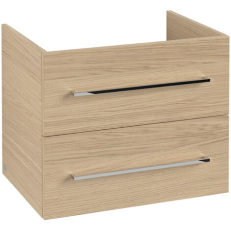 Villeroy & Boch Avento - Meuble-vasque, 630x514x452 mm, 2 tiroirs, Nordic Oak A89000VJ