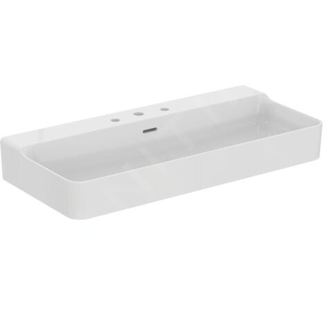 IDEAL STANDARD T383301 Lavabo Conca, 3 trous, avec trop-plein, (1/5)