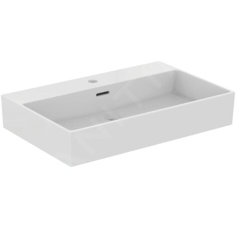 IDEAL STANDARD T389401 Lavabo Extra, 1 trou de robinet, avec trop-plein (1/4)