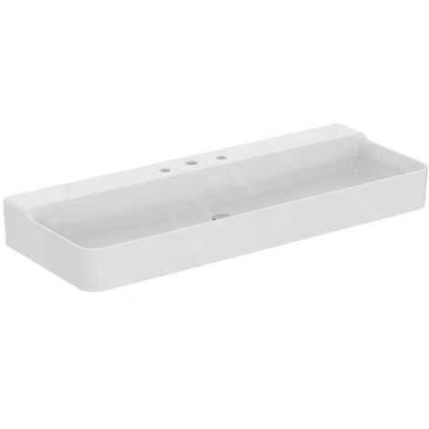 IDEAL STANDARD T380701 Lavabo Conca, 3 trous, sans trop-plein (1/5)