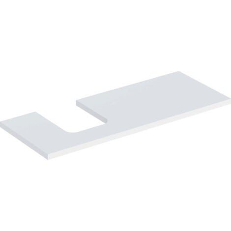 Geberit 505295002 ONE plaque WC gauche pour cuvette AWT, forme coupe (1/2)