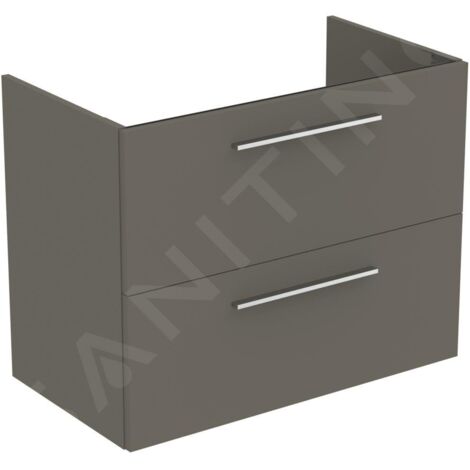 Ideal Standard T5256NG meuble bas WT i.life A 2 tiroirs (1/5)