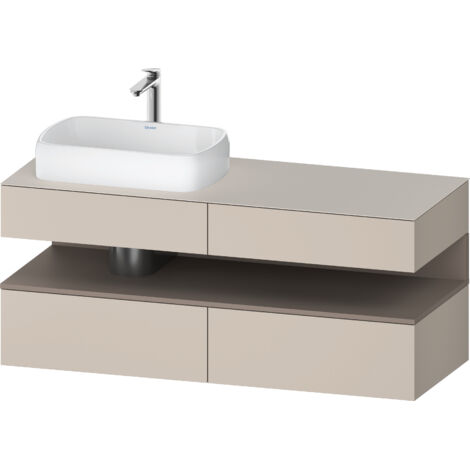 DURAVIT QA4765043910010 QAT KWTU WH Angle 1400x550x600 Plaque Mt. (1/2)