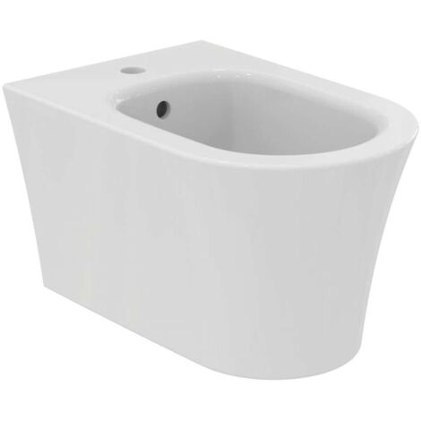 Ideal Standard La Dolce Vita - Bidet suspendu, trou pour robinetterie, blanc E263701 (1/4)