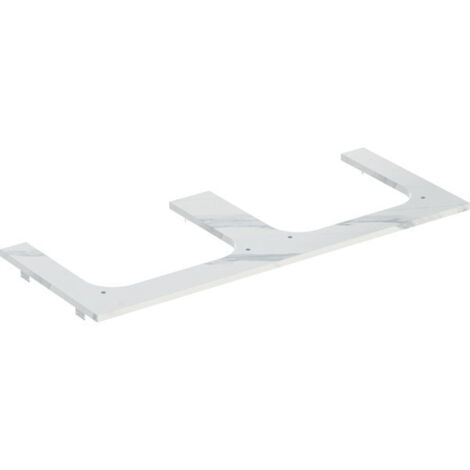 Geberit 505165001 plaque ONE WT, sortie droite/gauche, pour AWT (1/2)