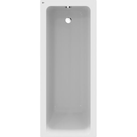 Ideal Standard – Baignoire encastrable rectangulaire 170x70 en acrylique – Finition blanche – Pour salle de bain moderne – Connect Air