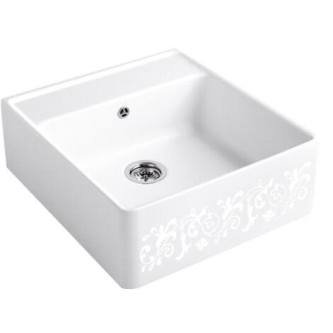 Villeroy & Boch 632062KT Évier 595x630mm Garniture d'évacuation incluse