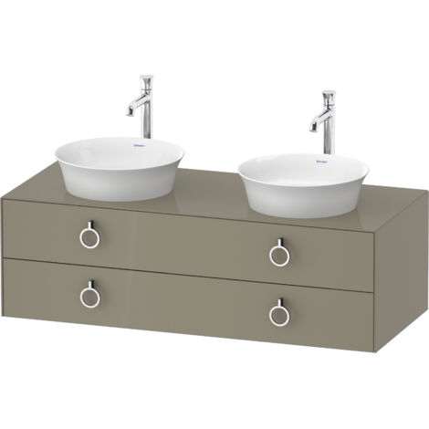 DURAVIT WT4993BH2H2 WTU mural White Tulip, 2 tiroirs, avec poignée (1/2)