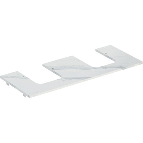 Geberit 505175001 ONE plaque WT. Avant droite/gauche pour supports de cuvettes AWT (1/2)