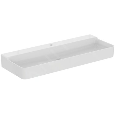 IDEAL STANDARD T380601 Lavabo Conca, 1 trou robinet, sans trop-plein (1/5)