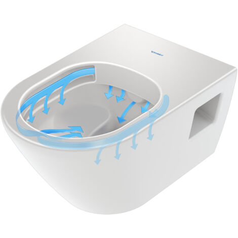 Duravit D-Neo - WC suspendu, Rimless, HygieneGlaze, blanc 2578092000 (1/5)