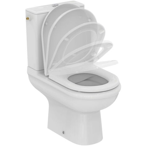 IDEAL STANDARD R006901 Ensemble combiné WC Exacto, sans rebord de rinçage (1/5)