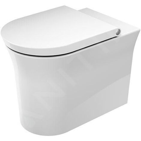 Duravit White Tulip - WC à poser, sortie arrière, Rimless, HygieneGlaze, blanc 2001092000 (1/5)