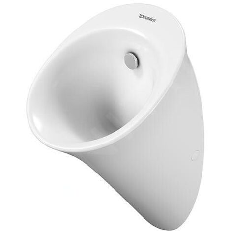 DURAVIT 2817300000 Urinoir Tulipe blanche avec pulvérisateur blanc (1/2)