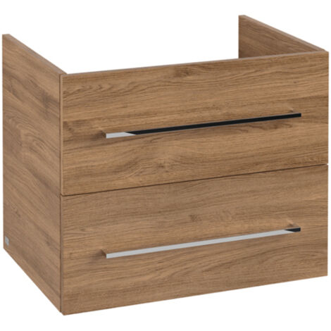 Villeroy & Boch Avento - Meuble sous lavabo 630x514x452 mm, deux tiroirs, Oak Kansas A89000RH
