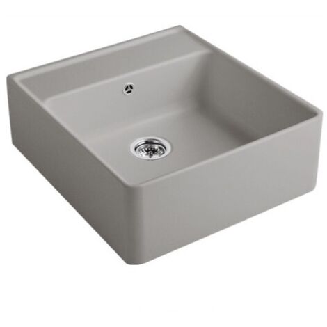 Evier timbre office VILLEROY ET BOCH Tradition Fossile CeramicPlus avec vidage manuel