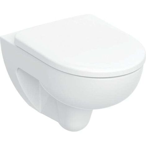 Geberit – Cuvette WC suspendu Rimfree – Rinçage profond 4.5l – Céramique sanitaire – Hauteur 41cm – Pour chasses à pression
