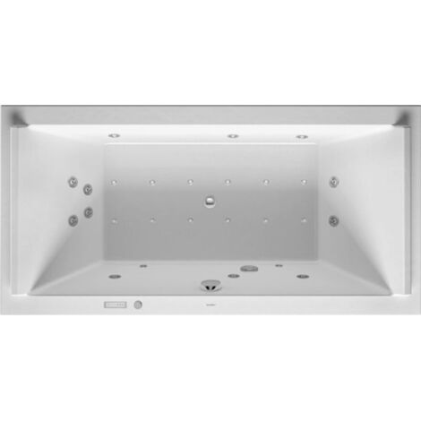 Duravit Starck Bains à remous, à encastrer, double dos inclinés,