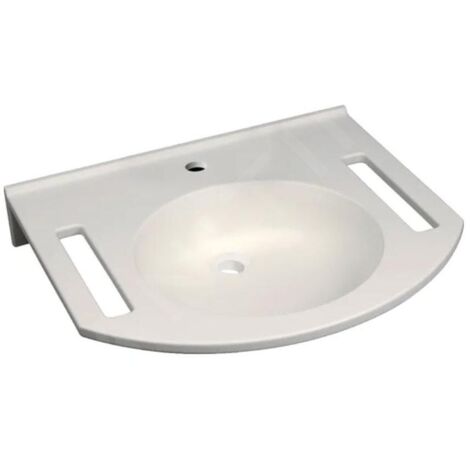 Geberit 402160016 Publica WC suspendu, design rond, avec sortie externe (1/4)