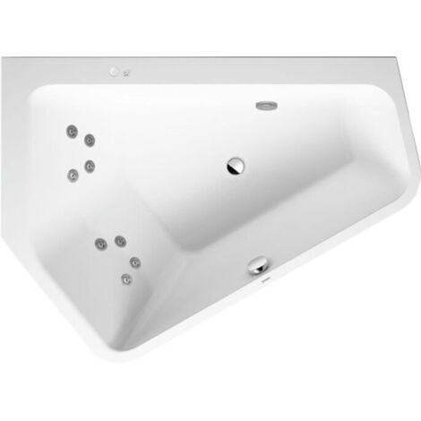 DURAVIT 760394000JS1000 Baignoire balnéo Paiova 5 1770x1300 mm angle (1/2)