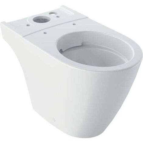 Geberit 200460000 WC sur pied iCon pour trémie arrière AP-SPK posé dessus (1/2)