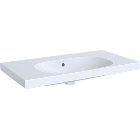 Geberit 500624012 Acanto Lavabo avec plage de pose, 90x48 cm (1/5)