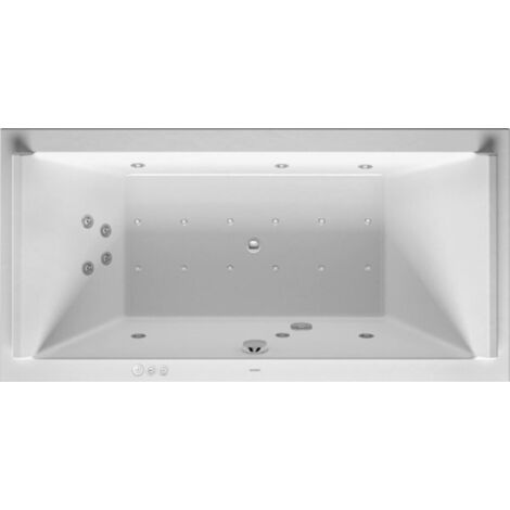Duravit Starck Bains à remous, à encastrer, double dos inclinés,