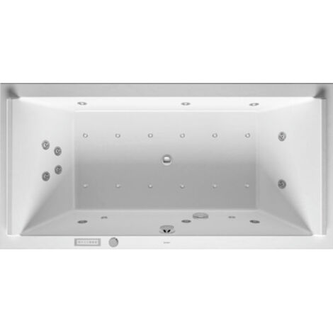 Duravit Starck Bains à remous, à encastrer, double dos inclinés,