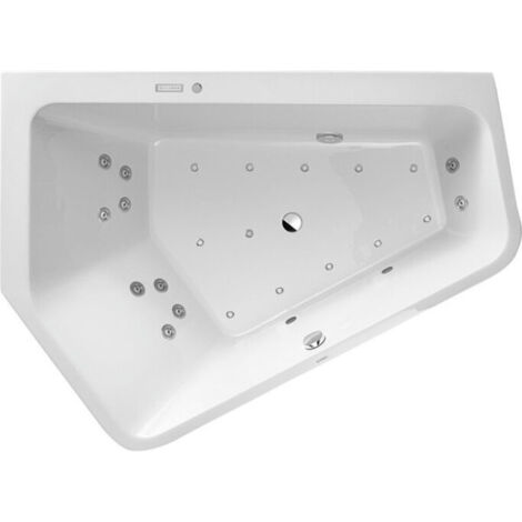 DURAVIT 760392000CE1000 Baignoire balnéo Paiova 5 1900x1400 mm coin (1/2)