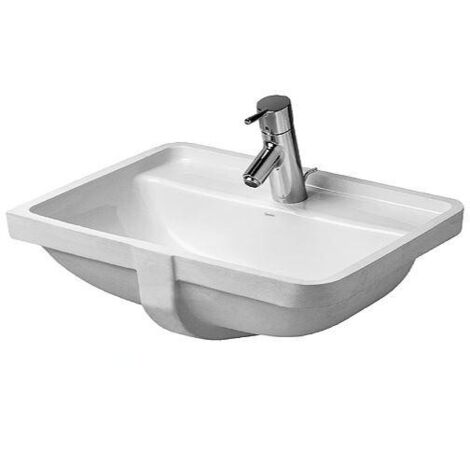 Duravit vasque à encastrer Starck 3 49cm, 1 trou pour robinet, (1/4)