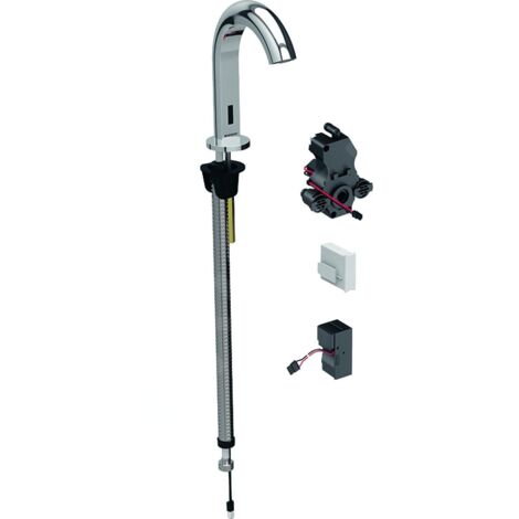 Geberit 116181211 Piave robinet mitigeur pour WC, montage sur pied, alimentation secteur (1/3)