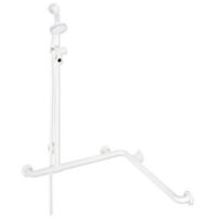 HEWI 801.35.312 99 DUHA poignée coulissante pour barre de maintien, peinture en poudre, acier inoxydable