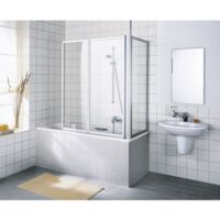 Kermi Paroi latérale Vario 2000 TWD 0750x 1400 BV : 664-696 SIMG verre trempé Opaco