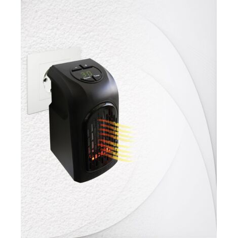 Radiateur soufflant pour prise de courant - Livington M11288 - Noir - 20 m² (1/5)