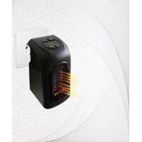 Radiateur soufflant pour prise de courant - Livington M11288 - Noir - 20 m²