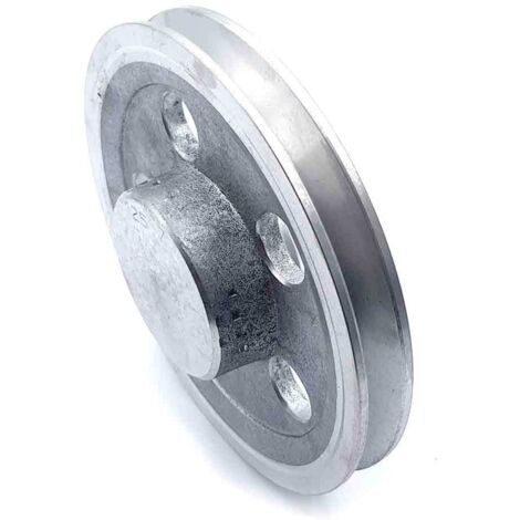 Poulie trapézoïdale aluminium moyeu plein SPZ125/1ALU