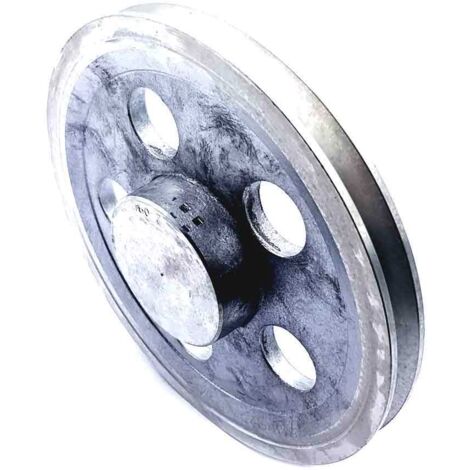 Poulie trapézoïdale aluminium moyeu plein SPZ160/1ALU