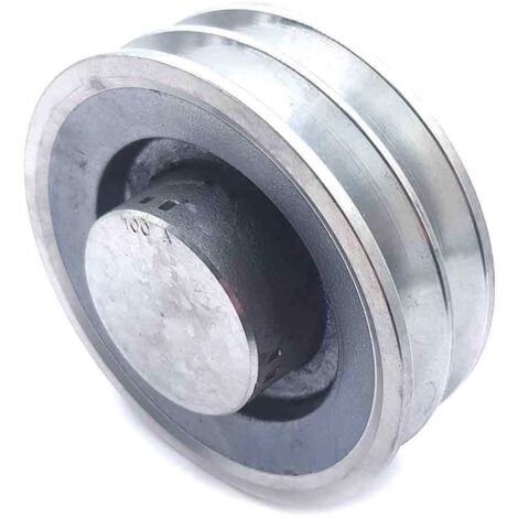 Poulie trapézoïdale aluminium moyeu plein SPA100/2ALU