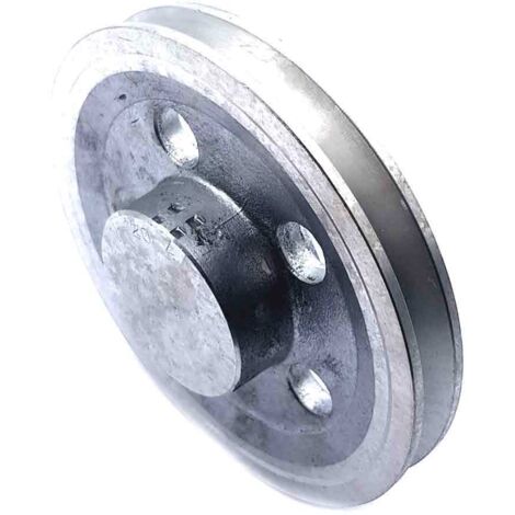 Poulie trapézoïdale aluminium moyeu plein SPZ120/1ALU