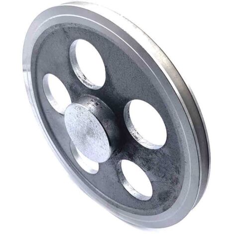 Poulie trapézoïdale aluminium moyeu plein SPZ220/1ALU