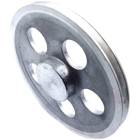 Poulie trapézoïdale aluminium moyeu plein SPZ200/1ALU